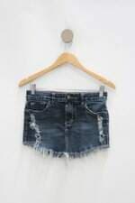 Saia Jeans rosa cha feminina azul