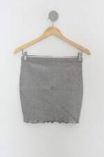 Saia shein feminina cinza