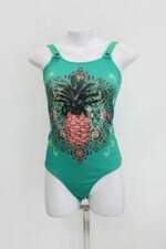 Body renner feminino verde com Silk