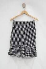 Saia feminina estampada com Recortes