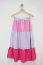 Saia feminina estampada com Forro