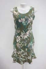 Vestido gregory feminino estampado com Peplum