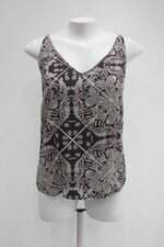Blusa rose nogueira feminina estampada