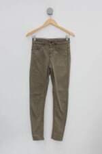 Calça de sarja feminina verde