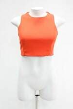 Blusa Fitwen feminina laranja com Renda