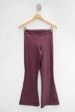Calça de tecido feminina roxo