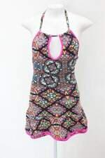 Vestido feminino estampado com Forro