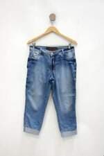 Calça Jeans draiam feminina azul