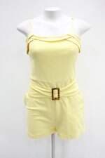 Macaquinho Milolly feminina amarelo