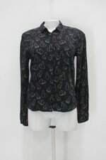 Camisa Riachuelo feminina preta estampada