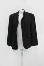 Blazer fyi feminino preto com Ombreira
