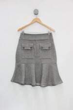 Saia maria filo feminina cinza