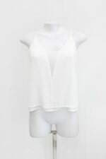 Regata fyi feminina branca com Forro e Recortes