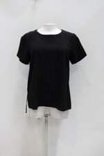 Blusa forever 21 feminina preta com poás 