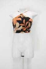 Blusa cropped feminina estampada