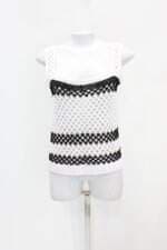  blusa Regata tricot feminina branca
