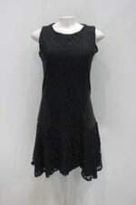 Vestido london culture feminino preto com Recortes