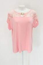 Bata feminina rosa com Renda