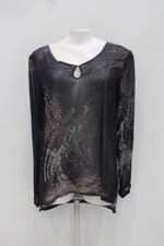 Blusa chifon feminina estampada