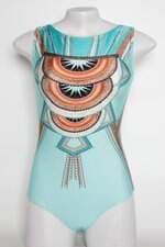 Maiô cia.maritima feminino azul estampado