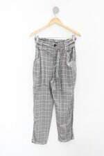 Calça de tecido morina feminina estampada