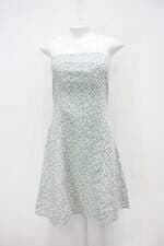 Vestido feminino branco floral 