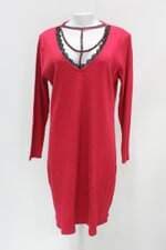 Vestido carmella cloo feminino vermelho com Bordado e Recorte
