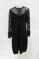 Vestido carmella cloo feminino preto com Forro e Transparência