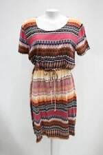 Vestido drops feminino estampado