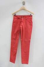 Calça de sarja cambos feminina laranja