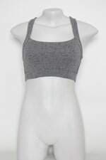 Top Esportivo feminino cinza