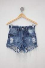 Shorts feminino azul