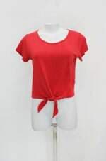 Blusa corte in brazil feminina vermelha