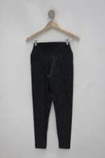Calça Legging feminina preto com Silk