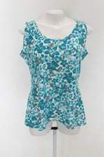 Regata feminina bicolor estampada