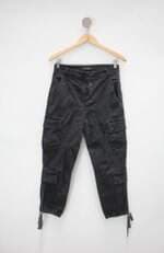Calça de sarja le lis denim feminina preta