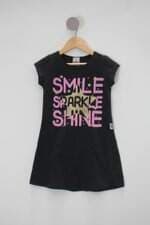 Vestido Infantil lancer preto estampado