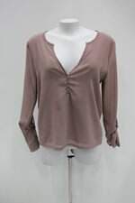 Blusa salora feminino marrom com Transparência