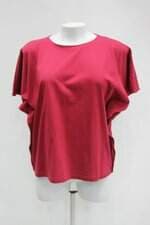 Blusa manga curta feminina vermelha 