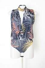 Body feminino estampado