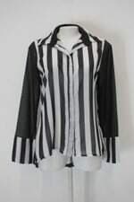 Camisa vk feminina estampada com Transparência