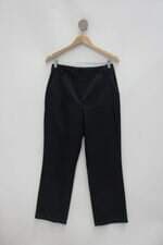 Calça Social feminina azul listrada