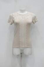 Blusa love theory feminina bege com Recortes