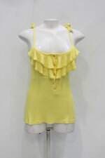 Regata mahamantra feminina amarela com Babado