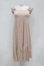 Vestido riachuelo feminino bege