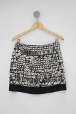 Saia mob feminina estampada com Forro