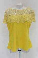 Blusa feminina amarelo com Bordado