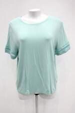 Blusa habana feminina verde com Recortes e Renda