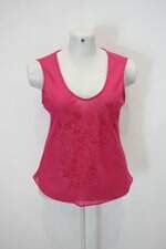 Regata c&a feminina rosa com Aplique