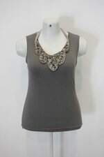 Regata riachuelo feminina cinza com Aplique